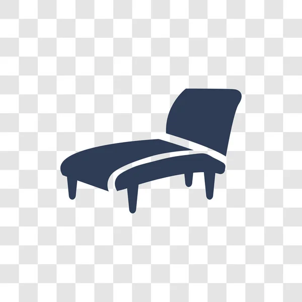 Liegen Symbol Trendiges Logokonzept Auf Transparentem Hintergrund Aus Möbeln Und — Stockvektor