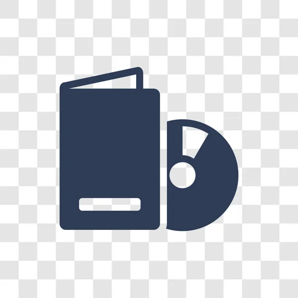 Значок Логотипа Dvd Теплая Концепция Логотипа Dvd Прозрачном Фоне Коллекции — стоковый вектор