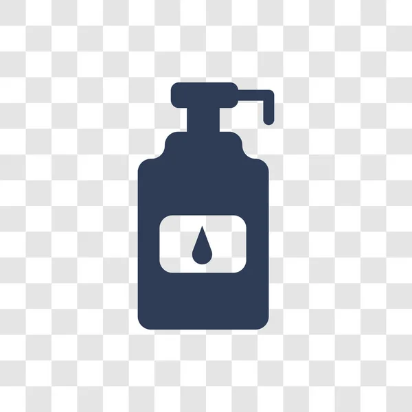 Ikon Desinfektan Logo Konsep Trendy Desinfektan Pada Latar Belakang Transparan - Stok Vektor