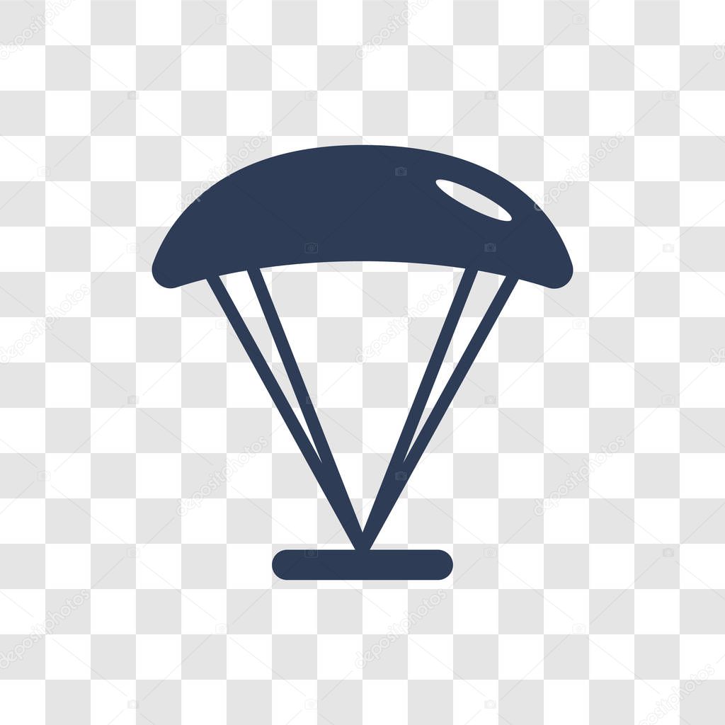 paraplane icon. Trendy paraplane logo concept on transparent background from Entertainment and Arcade collection
