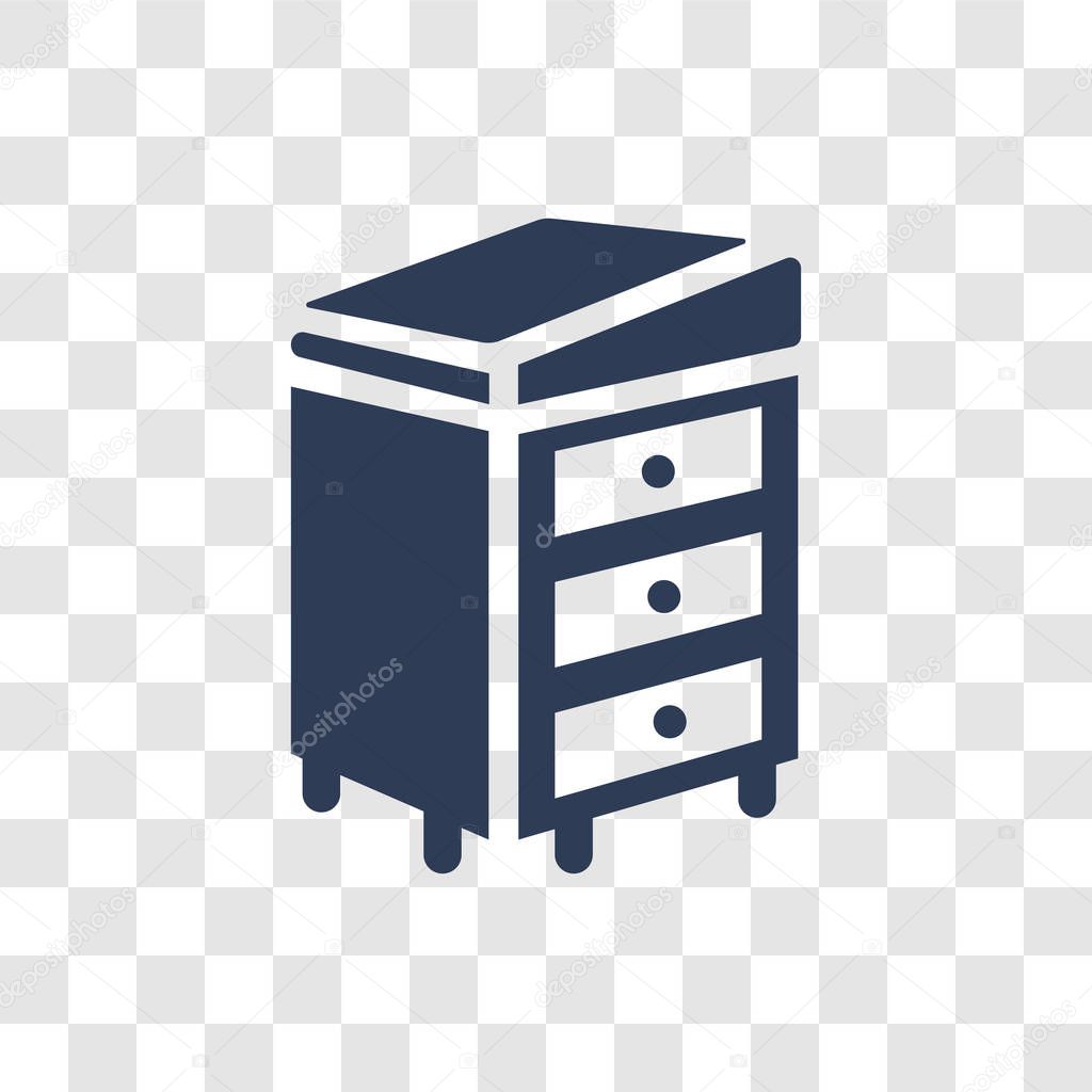 Davenport icon. Trendy Davenport logo concept on transparent background from Furniture and Household collection