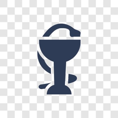 Eczane simgesi. Sağlık ve tıp koleksiyonundan şeffaf arka plan üzerinde trendy eczane logo kavramı