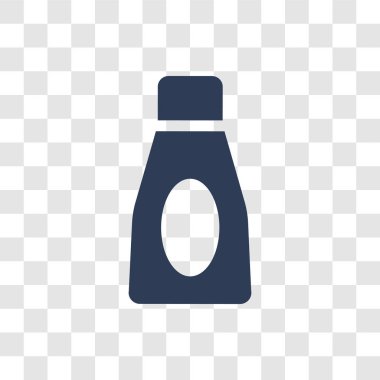 yüz kremi simgesi. Trendy yüz kremi logo kavramı hijyen koleksiyonundan şeffaf arka plan üzerinde