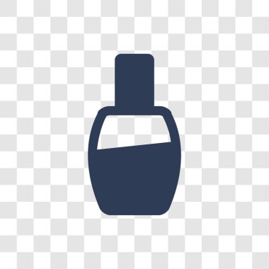 Vernik simgesi. Trendy vernik logo kavramı hijyen koleksiyonundan şeffaf arka plan üzerinde