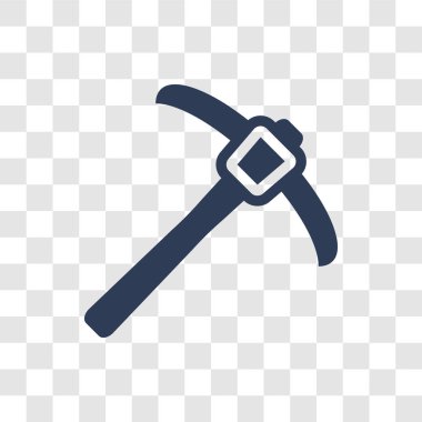 Simgesi seçin. Trendy çekme logo kavramı sanayi koleksiyonundan şeffaf arka plan üzerinde