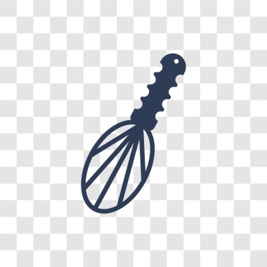 çırpıcı simgesi. Trendy çırpıcı logo kavram mutfak koleksiyonundan şeffaf arka plan üzerinde