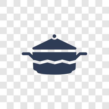 servis simge. Trendy kasesi logo kavram mutfak koleksiyonundan şeffaf arka plan üzerinde