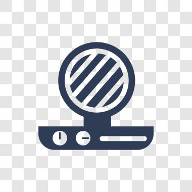 tost makinesi simgesi. Trendy tost makinesi logo kavram mutfak koleksiyonundan şeffaf arka plan üzerinde