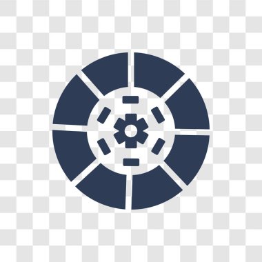 Debriyaj simgesi. Trendy debriyaj logo kavramı Luxury Collection şeffaf arka plan üzerinde