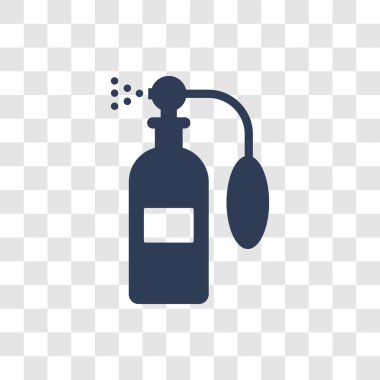 Parfüm simgesi. Son moda parfüm logo kavramı Luxury Collection şeffaf arka plan üzerinde