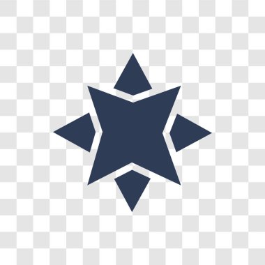 Rüzgarlar simgesini yükseldi. Haritalar ve konumlar koleksiyonundan şeffaf arka plan rüzgarlar logo kavramının trendy Rose