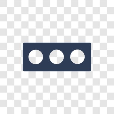 Trafik ışığı simgesi. Haritalar ve konumlar koleksiyonundan şeffaf arka plan üzerinde trendy trafik ışıkları logo kavramı