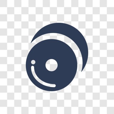 Ziller simgesi. Trendy ziller logo kavramı müzik koleksiyonundan şeffaf arka plan üzerinde