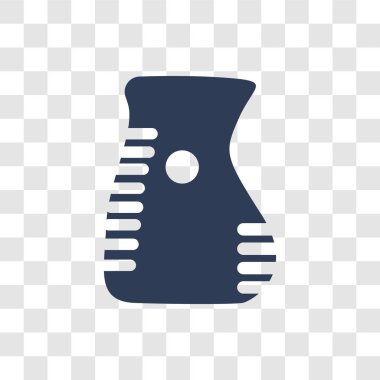 Müzik aletinin simgesi. Popüler müzik aletinin logo kavramı müzik koleksiyonundan şeffaf arka plan üzerinde