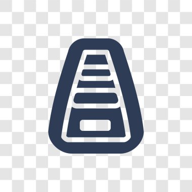 Sal simgesi. Trendy Sal logo kavramı deniz koleksiyonundan şeffaf arka plan üzerinde