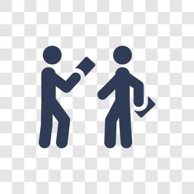 Oyunculuk sınıf simgesi. Trendy oyunculuk sınıf logo kavramı insanların koleksiyonundan şeffaf arka plan üzerinde