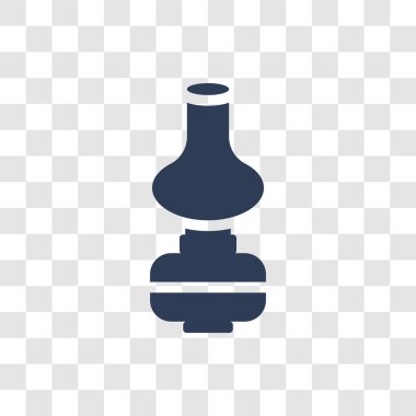 Eski yağ lambası simgesi. Trendy eski yağ lambası logo kavramı din koleksiyonundan şeffaf arka plan üzerinde