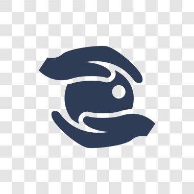 Kar topu simgesi. Trendy kar topu logo kavramı kış koleksiyonundan şeffaf arka plan üzerinde