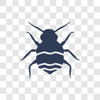 Tahtakurusu simgesi. Trendy tahtakurusu logo kavramı hayvanlar koleksiyonundan şeffaf arka plan üzerinde