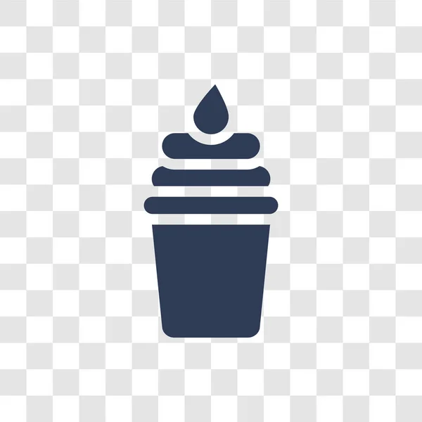 Значок Замороженного Йогурта Модная Концепция Логотипа Замороженного Йогурта Прозрачном Фоне — стоковый вектор