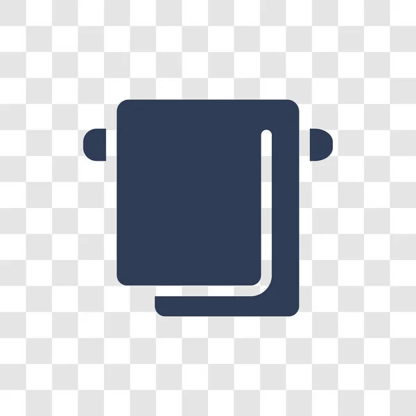 Gesicht Handtuch Symbol Trendiges Gesichtshandtuch Logo Konzept Auf Transparentem Hintergrund — Stockvektor