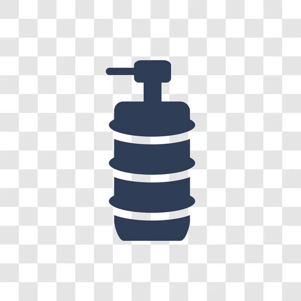 Pump Bottle Icon Trendy Pump Bottle Logo Concept Transparent Background — Stock Vector