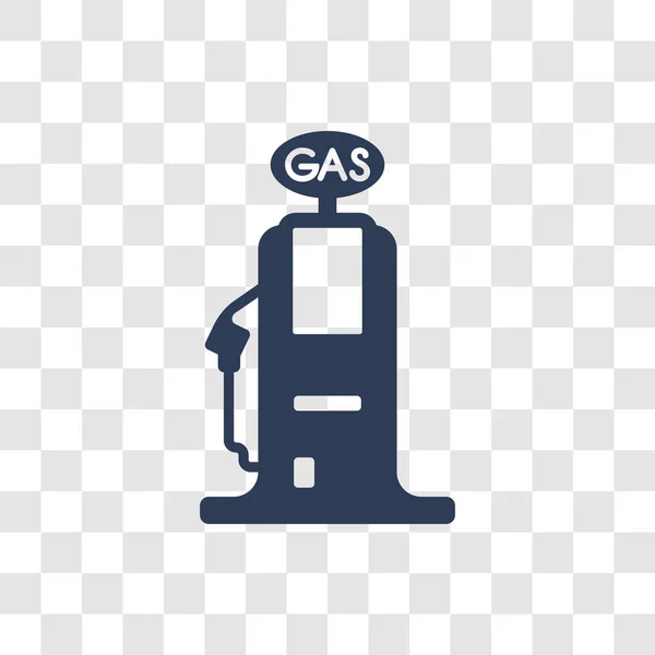 Gasoline Pump Icon Trendy Gasoline Pump Logo Concept Transparent Background — Stock Vector