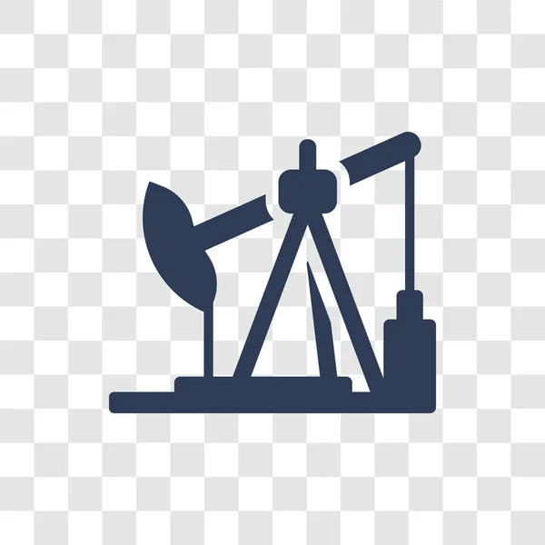 Icono Del Campo Petrolífero Concepto Logotipo Moda Oilfield Sobre Fondo — Archivo Imágenes Vectoriales