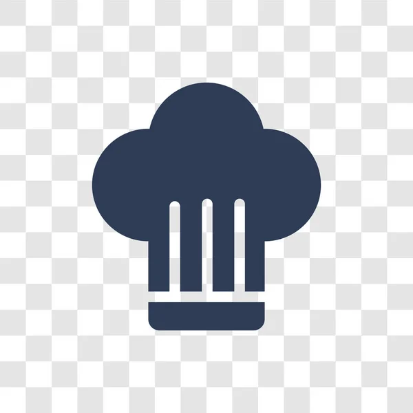 Icono Del Sombrero Chef Trendy Chef Hat Logo Concepto Sobre — Archivo Imágenes Vectoriales