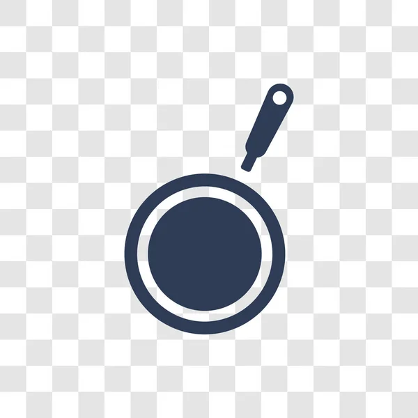 Pfannensymbol Trendiges Pfannenlogo Konzept Auf Transparentem Hintergrund Aus Der Küche — Stockvektor