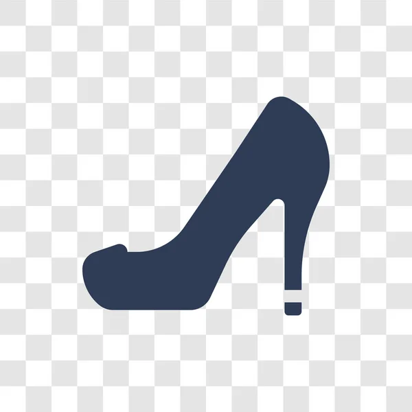 Ikon Sepatu Hak Tinggi Logo Sepatu Hak Tinggi Trendy Konsep - Stok Vektor