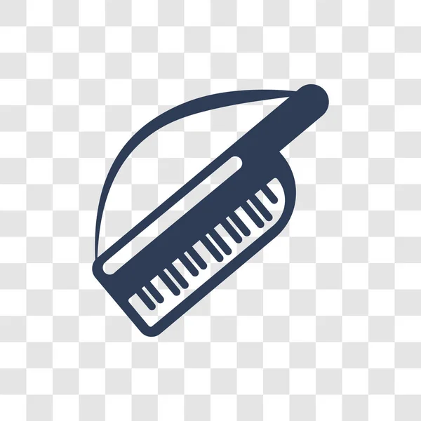 Icono Keytar Concepto Logotipo Moda Keytar Sobre Fondo Transparente Colección — Vector de stock