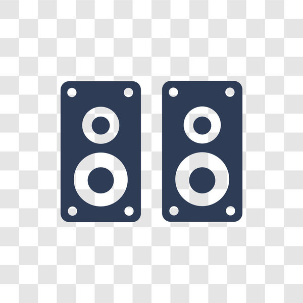 Sound system icon. Trendy Sound system logo concept on transparent background from Music collection