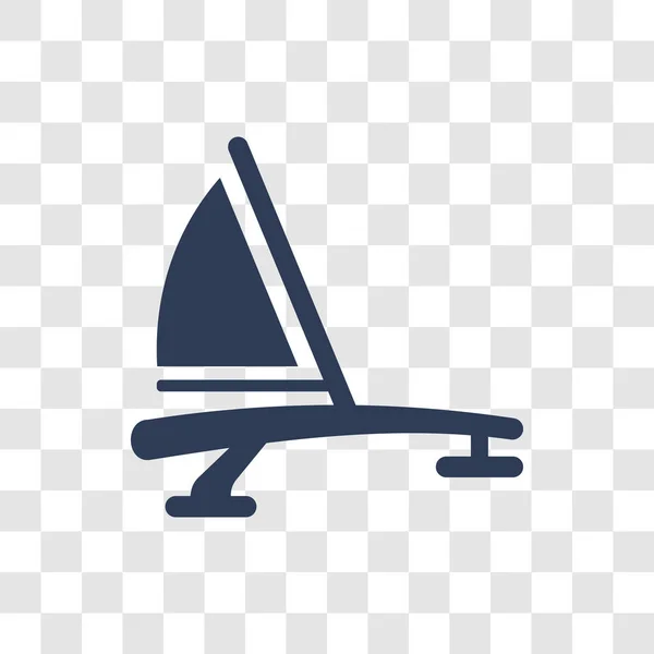 Iceboat Icono Concepto Logotipo Iceboat Moda Sobre Fondo Transparente Colección — Archivo Imágenes Vectoriales