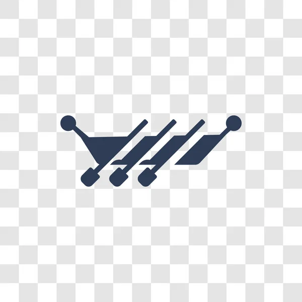 Ícone Trireme Conceito Logotipo Trireme Moda Fundo Transparente Coleção Náutica —  Vetores de Stock