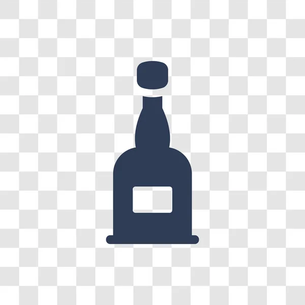 Icono Whisky Concepto Logotipo Trendy Whisky Sobre Fondo Transparente Colección — Vector de stock