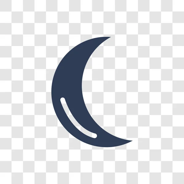 Ramadan Crescent Moon Icon Trendy Ramadan Crescent Moon Logo Concept — Stock Vector