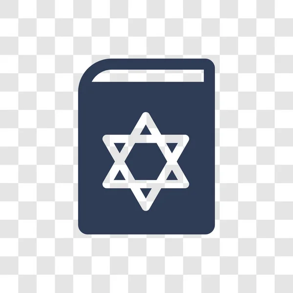 Icône Livre Torah Trendy Torah Book Logo Concept Sur Fond — Image vectorielle