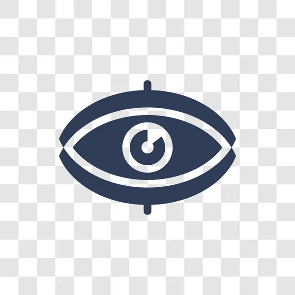 Icono Del Ojo Concepto Logotipo Trendy Eye Sobre Fondo Transparente — Vector de stock