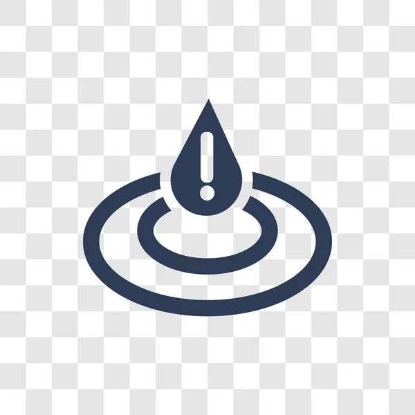 Icône Déluge Concept Logo Tendance Deluge Sur Fond Transparent Collection — Image vectorielle