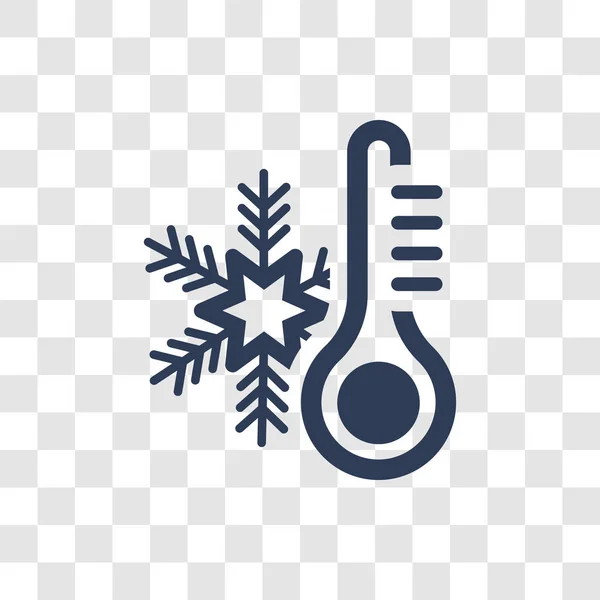 Chladné Ikony Koncept Módní Chladné Logo Průhledném Pozadí Zimní Kolekce — Stockový vektor