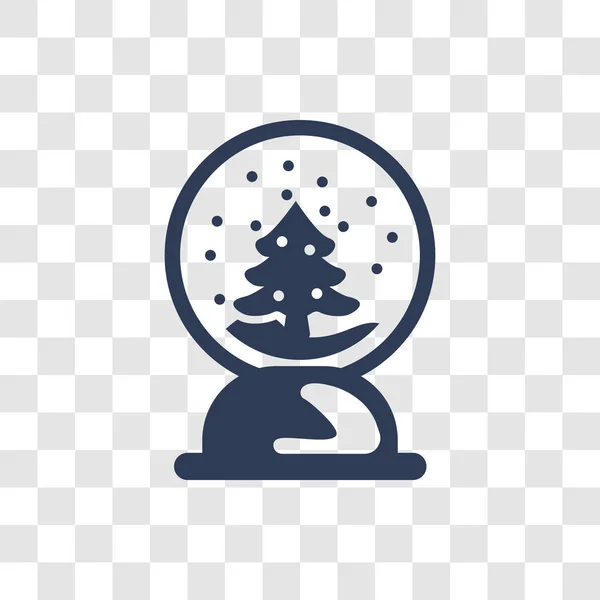 Икона Снежного Шара Модная Концепция Логотипа Снежного Шара Прозрачном Фоне — стоковый вектор