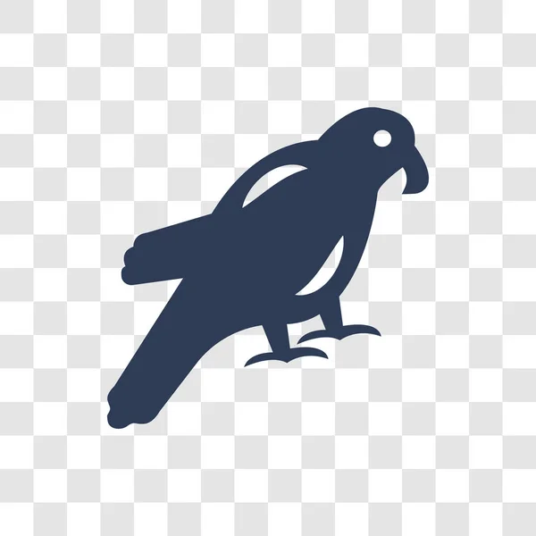 Иконка Ара Модная Концепция Логотипа Macaw Прозрачном Фоне Коллекции Животных — стоковый вектор