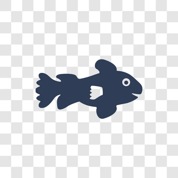 Clownfish Ikonen Trendiga Clownfisk Logotyp Koncept Transparent Bakgrund Från Djur — Stock vektor