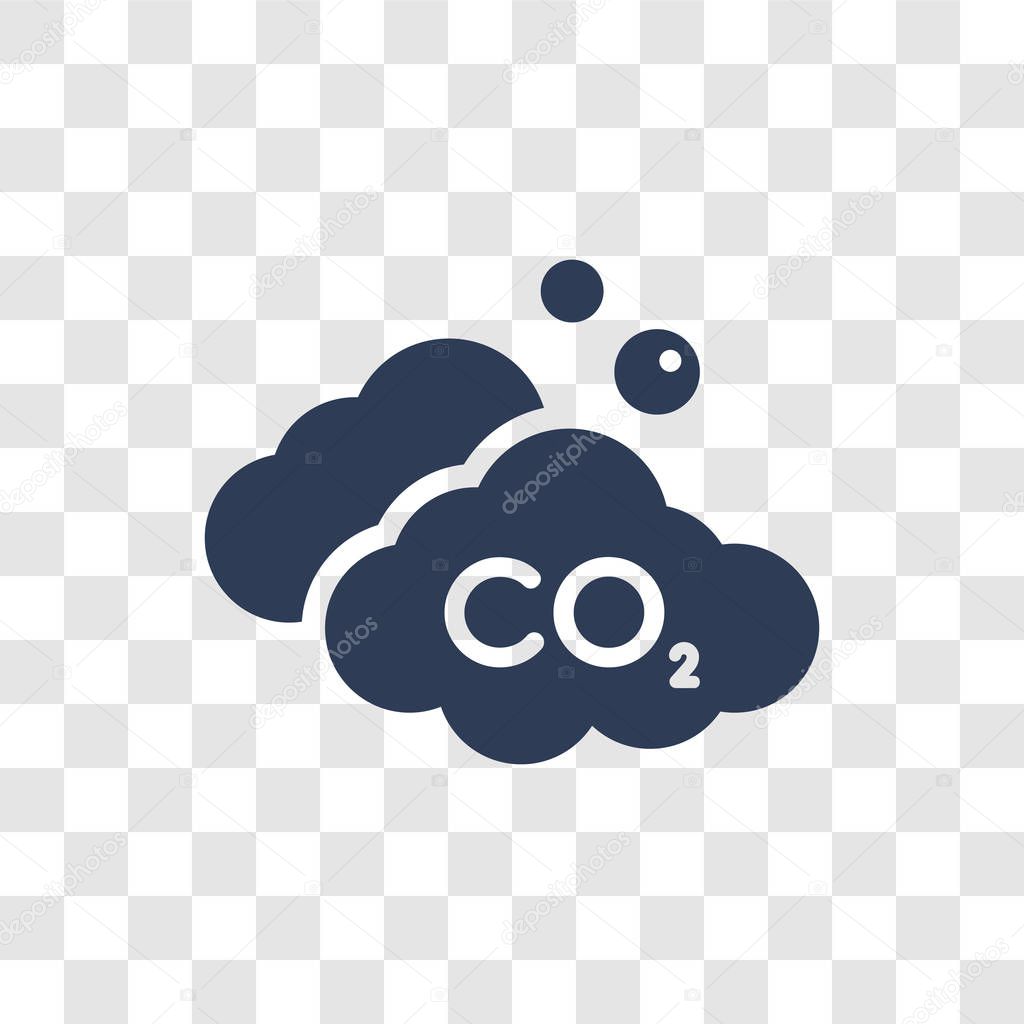 Co2 icon. Trendy Co2 logo concept on transparent background from Industry collection