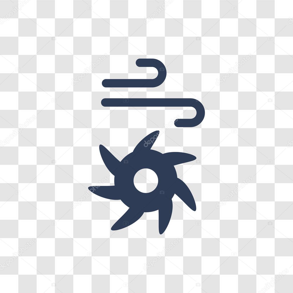Cyclone icon. Trendy Cyclone logo concept on transparent background from Weather collection