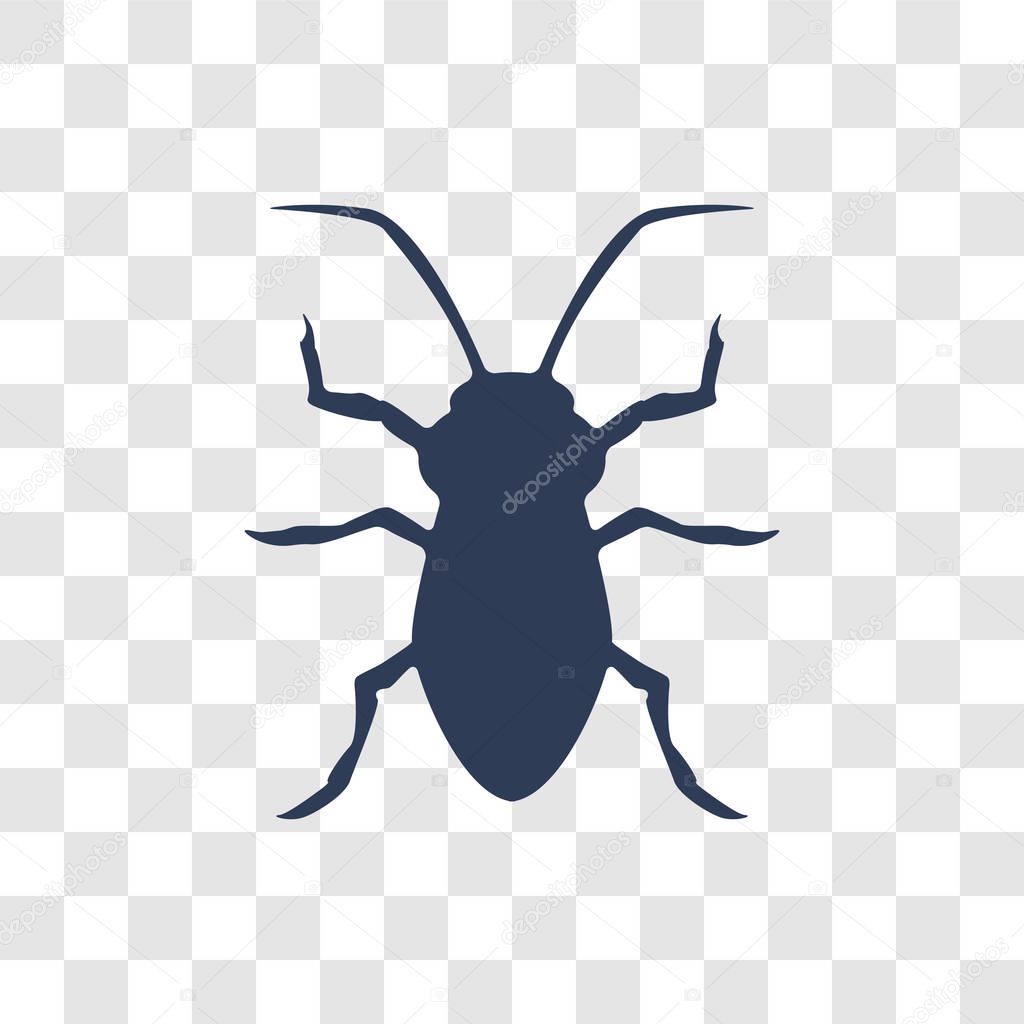 Cockroach icon. Trendy Cockroach logo concept on transparent background from animals   collection