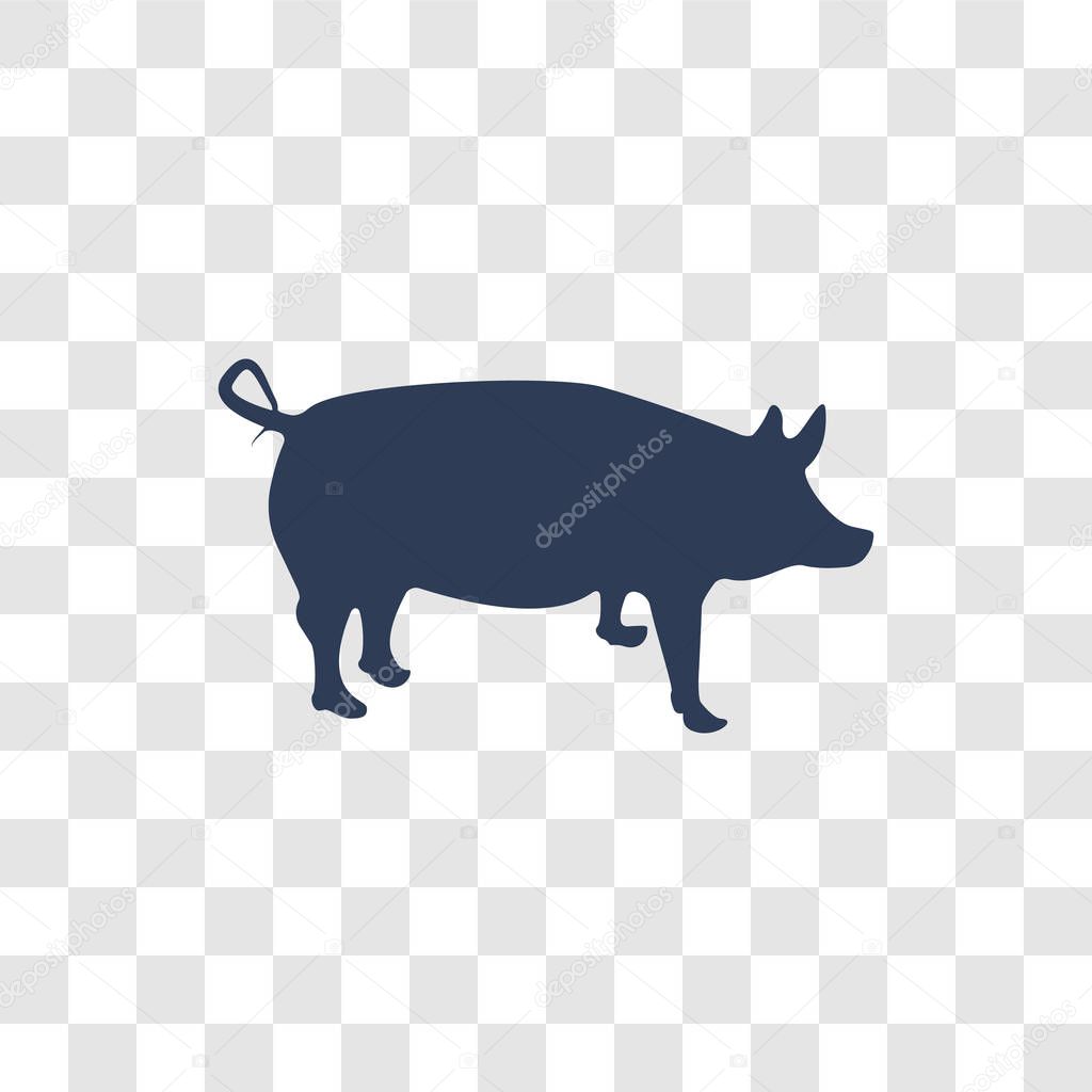 Hog icon. Trendy Hog logo concept on transparent background from animals   collection