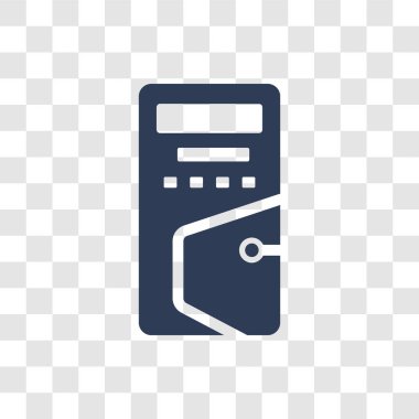 CPU simgesi. Modaya uygun Cpu logo kavramı yapay zeka koleksiyonundan şeffaf arka plan üzerinde