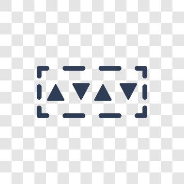 Yüksek kapasiteli renkli barkod simge. Trendy yüksek kapasiteli renkli barkod logo kavramı yapay zeka koleksiyonundan şeffaf arka plan üzerinde